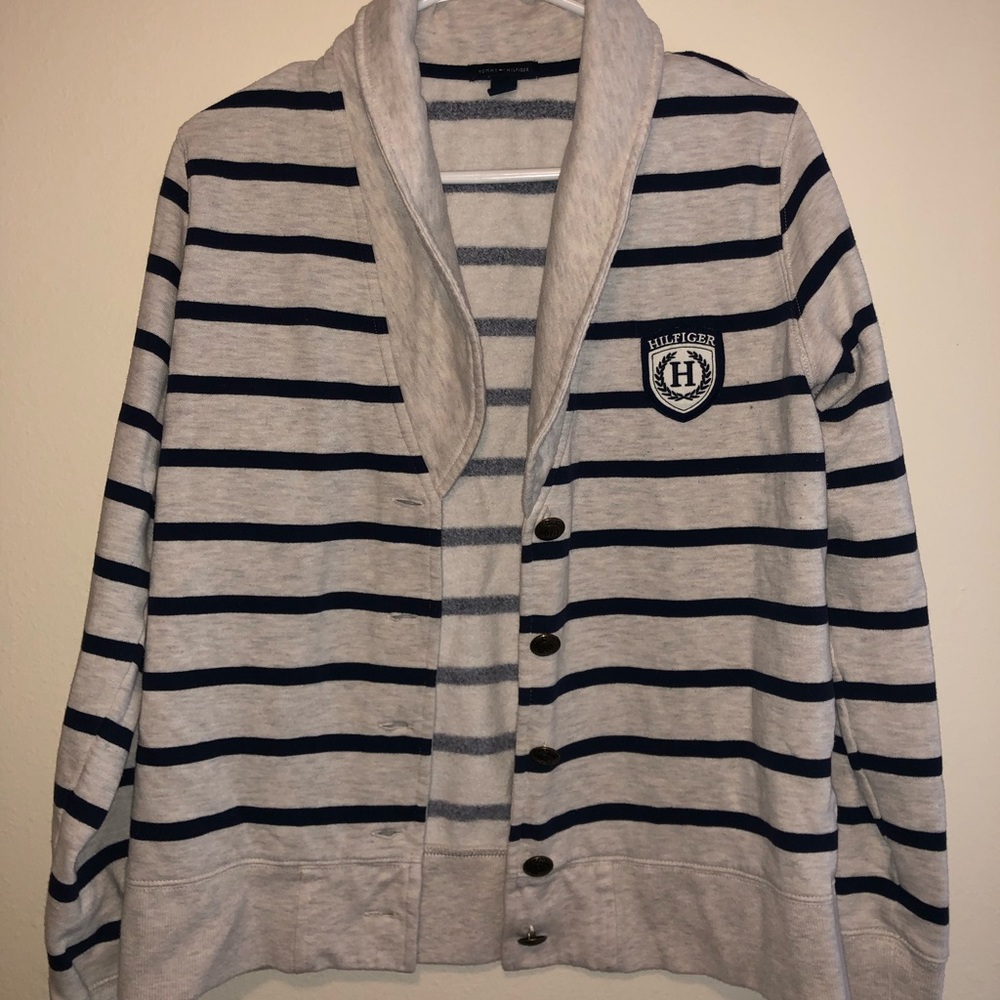 Tommy Hilfiger button down sweater